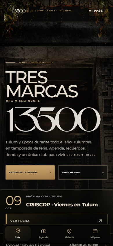 Vista móvil real de 13500, adaptada a una pantalla de teléfono.